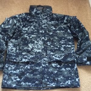 navy gore tex parka